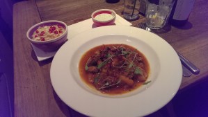 Main Course at Woodfire Stockbridge