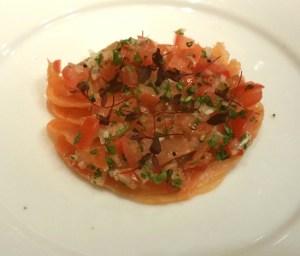 Citrus Cured Salmon Vespers Apollo Hotel Basingstoke